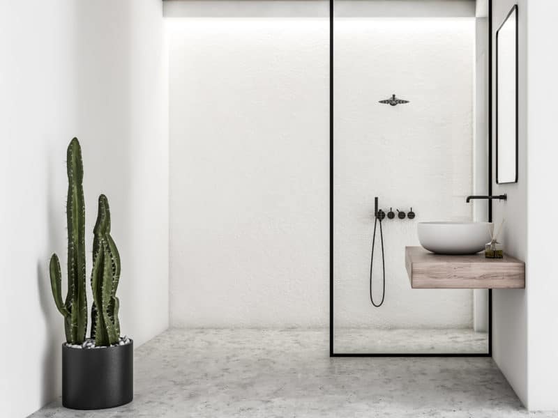 Comment nettoyer les traces de calcaire des parois vitrées d'une douche ?