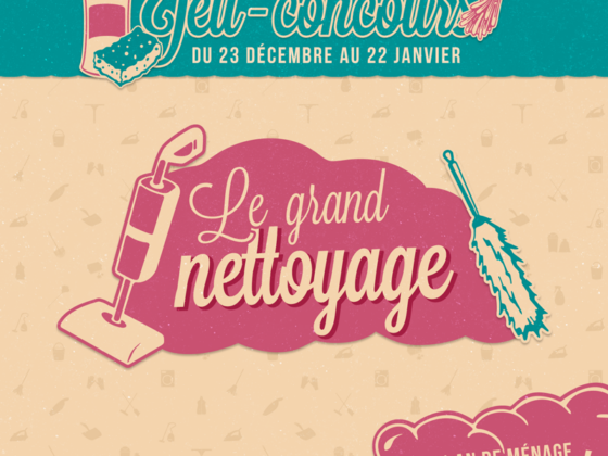 Tentez de gagner 1 an de Ménage avec Les Astucieux en participant à notre Jeu-Concours !