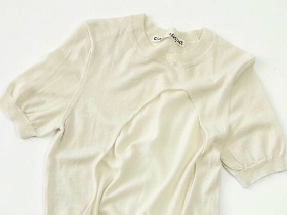 Tee-shirt beige à manches courtes
