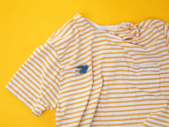 Comment faire partir de la peinture à l’eau sur du coton ?