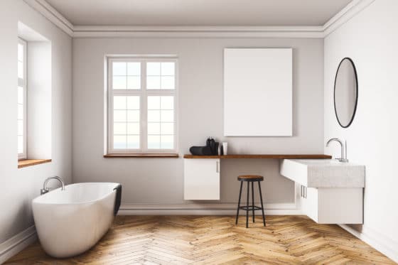 Comment nettoyer des taches de moisissures sur un plafond blanc ?