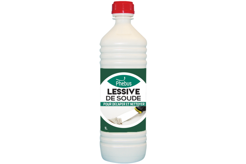 Image d'une bouteille d'1L de lessive de soude de la marque Phébus
