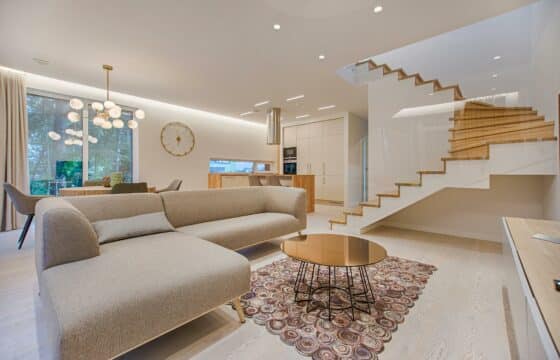 Image d'une pièce de vie d'un appartement