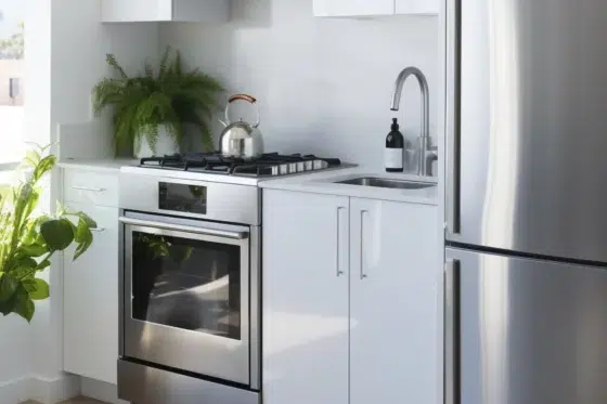 Cuisine moderne blanche